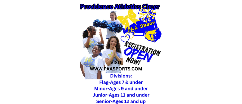 2025 PAA Fall Cheer Registration Open!!
