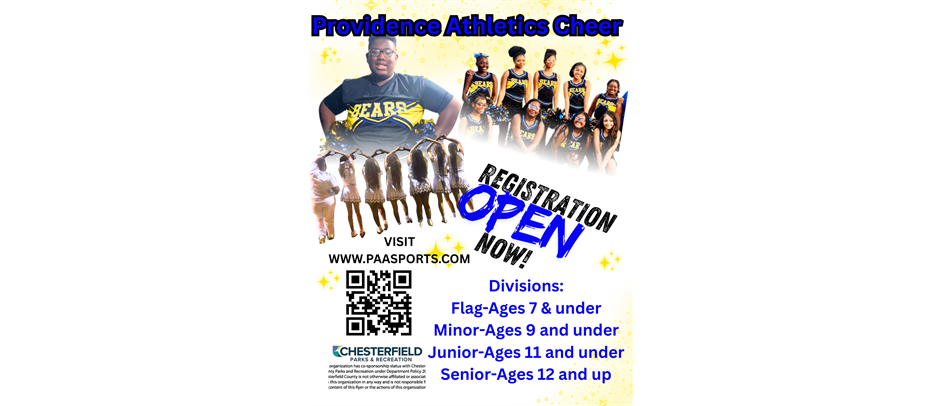 2025-26 PAA Cheer Registration Now Open!
